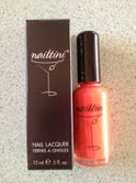 The third item I pulled out is the Nailtini nail polish in the color Mai Tai. It is a VERY summery, bright coral color. I paint my nails constantly, so this is great!